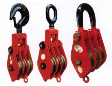 吊鉤(鏈環型)三輪滑車